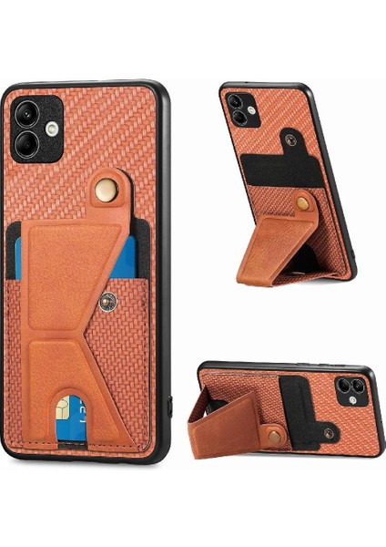 Samsung Galaxy A04 4g Manyetik Tasarım Standı Fonksiyonu Braketi (Yurt Dışından)