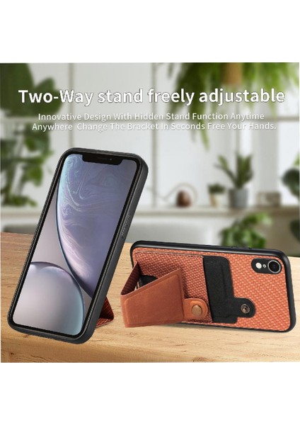 IPhone Xr Manyetik Tasarım Kart Sahibi Braketi Standı Fonksiyonu (Yurt Dışından) indirimleri