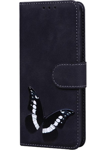 Google Piksel 9 Pro Xl Kelebek Renk Baskılı Flip Folio Kapak Için Kılıf (Yurt Dışından)