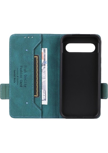 Toka Manyetik Cüzdan ile Google Piksel 8A Kickstand Kapak Için Flip Case (Yurt Dışından) modelleri