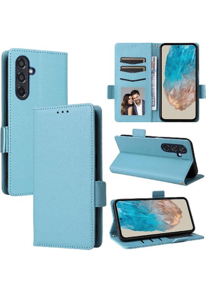 Samsung Galaxy M35 5g Pu Deri Manyetik Yan Toka Kart Için Flip Case (Yurt Dışından)