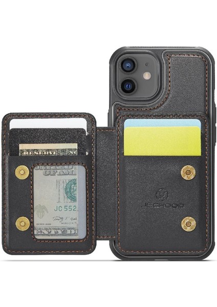 IPhone 12 2 Için Kılıf 1 Işlevsellik Rfıd Engelleme Ayrılabilir Cüzdan (Yurt Dışından) modelleri