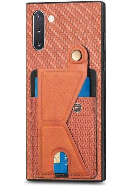 Samsung Galaxy Not 10 Için Kılıf Standı Fonksiyonu Manyetik Tasarım Kart Sahibi (Yurt Dışından) fiyatları