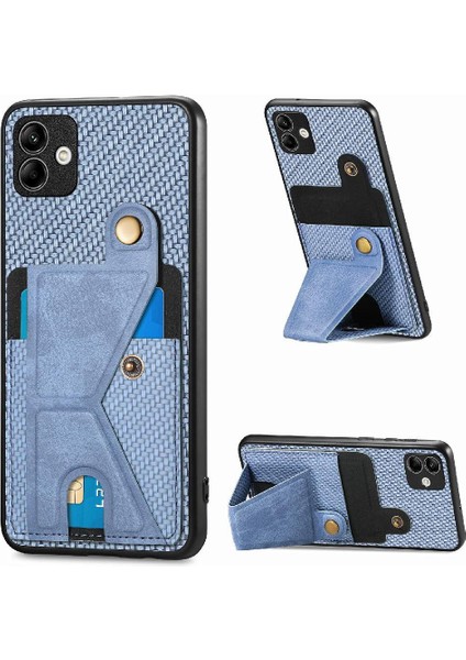 Samsung Galaxy A04 4g Manyetik Tasarım Standı Fonksiyonu Braketi (Yurt Dışından)