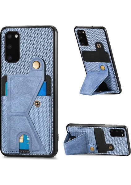 Samsung Galaxy S20 Braket Manyetik Tasarım Standı Fonksiyonu Için Kılıf (Yurt Dışından)