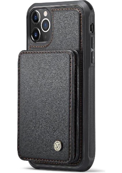 IPhone 11 Için Kılıf Pro Max Rfıd Engelleme Ayrılabilir Cüzdan Standı Fonksiyonu (Yurt Dışından)