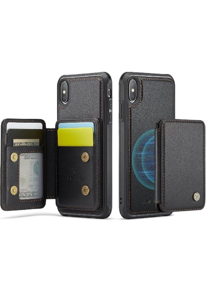 IPhone Xs Max Manyetik 2 1 Işlevsellik Rfıd Engelleme Için Kılıf (Yurt Dışından) fırsatları