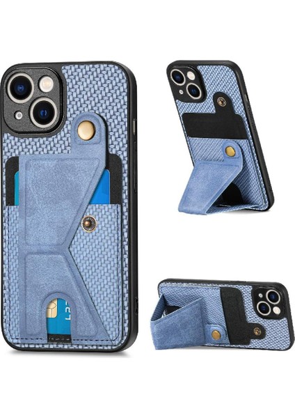 IPhone 14 Için Kılıf Artı Braketi Manyetik Tasarım Standı Fonksiyonu Kart Sahibi (Yurt Dışından)