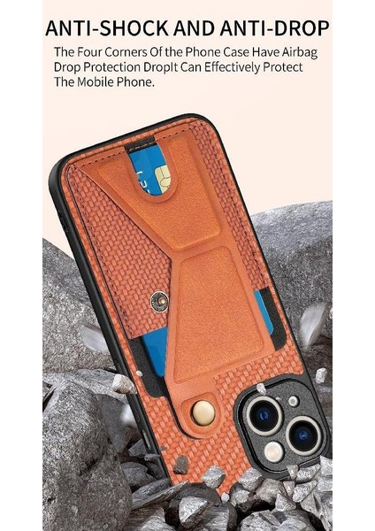 IPhone 13 Için Kılıf Kart Sahibi Braketi Manyetik Tasarım Standı Fonksiyonu (Yurt Dışından) modelleri