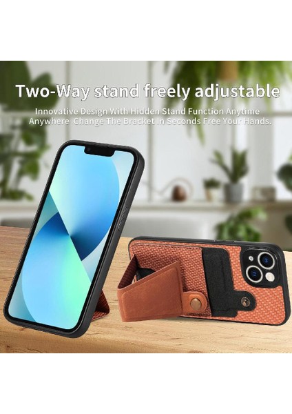 IPhone 13 Için Kılıf Kart Sahibi Braketi Manyetik Tasarım Standı Fonksiyonu (Yurt Dışından) fırsatları