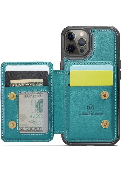 IPhone 12 Için Kılıf Pro Max Standı Fonksiyonu 2 In 1 Işlevsellik Rfıd (Yurt Dışından)