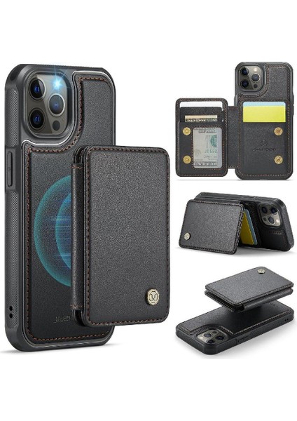 IPhone 12 Için Kılıf Pro Max Standı Fonksiyonu 2 In 1 Işlevsellik Rfıd (Yurt Dışından)