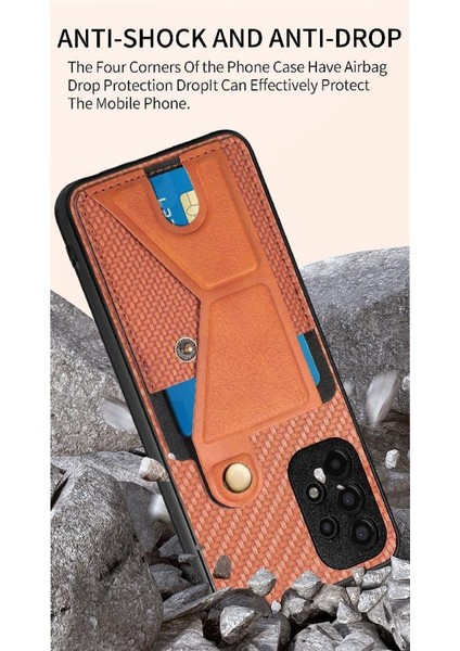Samsung Galaxy A13 Için Kılıf 4g Manyetik Tasarım Braketi Cardholder Standı (Yurt Dışından) fırsatları
