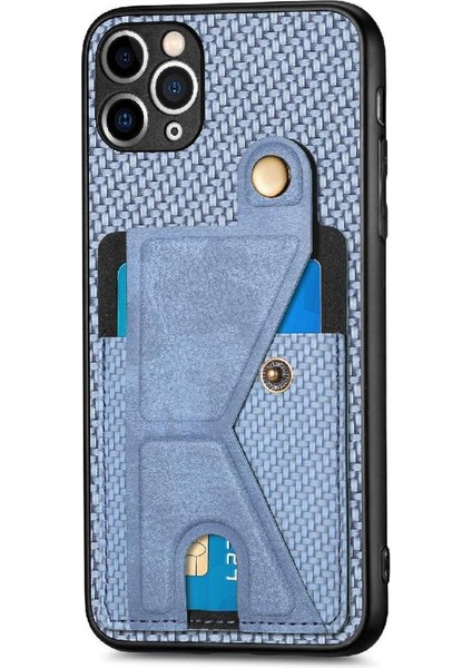 IPhone 11 Için Kılıf Pro Kart Sahibi Manyetik Tasarım Standı Fonksiyonu Braketi (Yurt Dışından) fırsatları