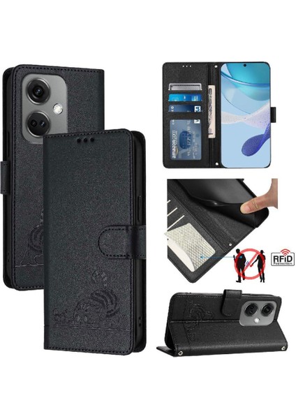 Oneplus Nord Ce3 5g Için Kılıf Cüzdan Kapak Çevirin Kart Yuvası Tutucu Kickstand (Yurt Dışından)