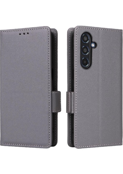 Samsung Galaxy M35 5g Pu Deri Manyetik Yan Toka Kart Için Flip Case (Yurt Dışından)