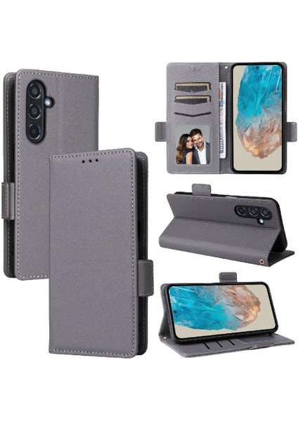 Samsung Galaxy M35 5g Pu Deri Manyetik Yan Toka Kart Için Flip Case (Yurt Dışından)