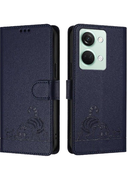 Oneplus Nord 3 Için Kılıf Cüzdan Kapak Çevirin Kart Yuvası Tutucu Kickstand Kedi (Yurt Dışından) indirimleri