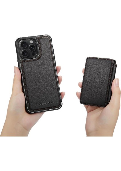 IPhone 15 Için Kılıf Pro Max Standı Fonksiyonu 2 1 Işlevsellik Manyetik (Yurt Dışından)