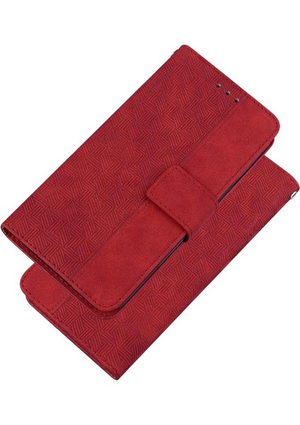 Onur X6B Flip Folio Premium Pu Deri Için Flip Case Geometrik Kabartmalı (Yurt Dışından) fiyatları