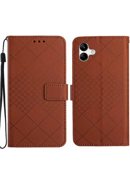 SZY Market Samsung Galaxy A06 Için Flip Case Kart Yuvası Standı Cüzdan Pu Deri Kapak (Yurt Dışından)