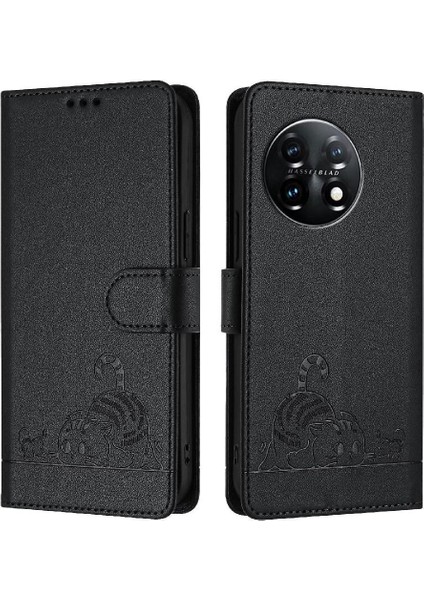 Oneplus 11 Kedi Rfıd Kart Yuvası Tutucu Için Kılıf Kickstand Cüzdan Kapak Çevirin (Yurt Dışından) indirimleri