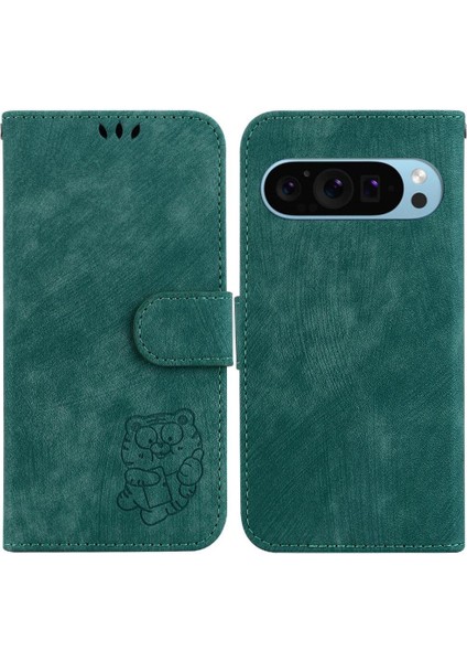 Google Piksel 9 Pro Xl Için Kılıf Flip Folio Cüzdan Kılıf Tutucu Kapak Kartı (Yurt Dışından)