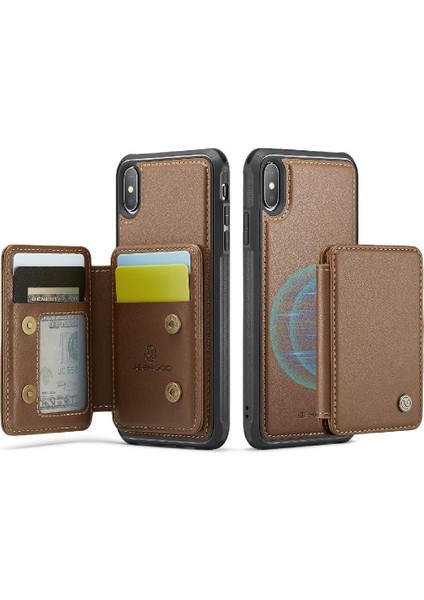 IPhone Xs Max Manyetik 2 1 Işlevsellik Rfıd Engelleme Için Kılıf (Yurt Dışından)