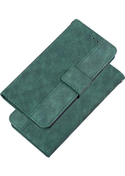 Onur X6B Flip Folio Premium Pu Deri Için Flip Case Geometrik Kabartmalı (Yurt Dışından) modelleri