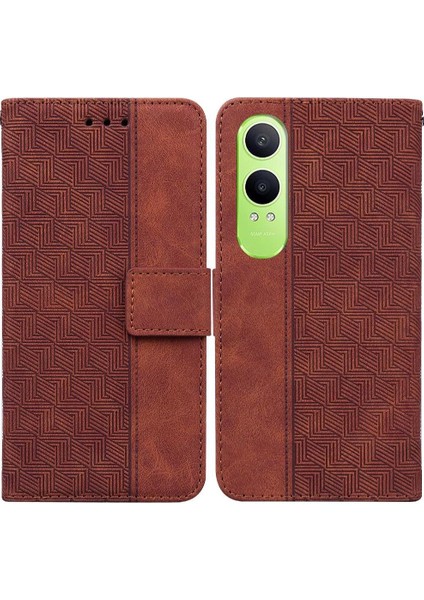 Oneplus Nord Ce4 Lite Flip Için Flip Case Folio Cüzdan Kapak Kickstand Pu (Yurt Dışından)