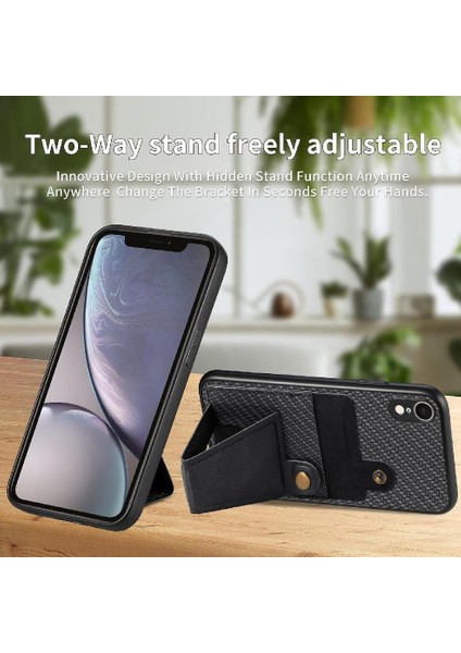 IPhone Xr Manyetik Tasarım Kart Sahibi Braketi Standı Fonksiyonu (Yurt Dışından) fiyatları