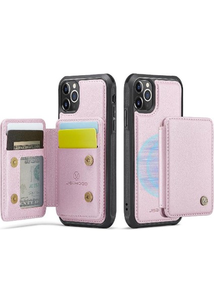 IPhone 11 Için Kılıf Pro Max Rfıd Engelleme Ayrılabilir Cüzdan Standı Fonksiyonu (Yurt Dışından)