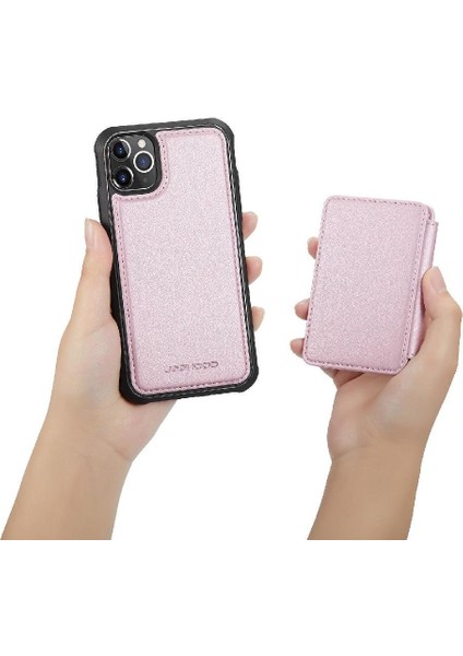 IPhone 11 Için Kılıf Pro Max Rfıd Engelleme Ayrılabilir Cüzdan Standı Fonksiyonu (Yurt Dışından)