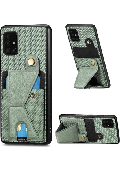 Samsung Galaxy A71 5g Standı Fonksiyonu Manyetik Tasarım Braketi (Yurt Dışından)