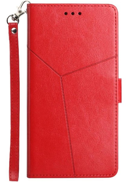 Realme C61 Deri Cüzdan Kickstand Için Kılıf-Dayanıklı Kapak Kapak Kitap Tpu (Yurt Dışından)