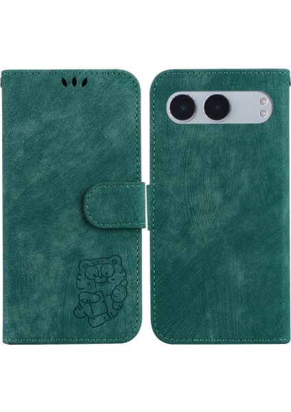 Oneplus Nord 4 Için Kılıf Kabartmalı Sevimli Kaplan Flip Folio Tutucu Kapak Kılıf (Yurt Dışından)