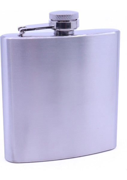 Paslanmaz Çelik Cep Matarası - Hip Flask 6 Oz