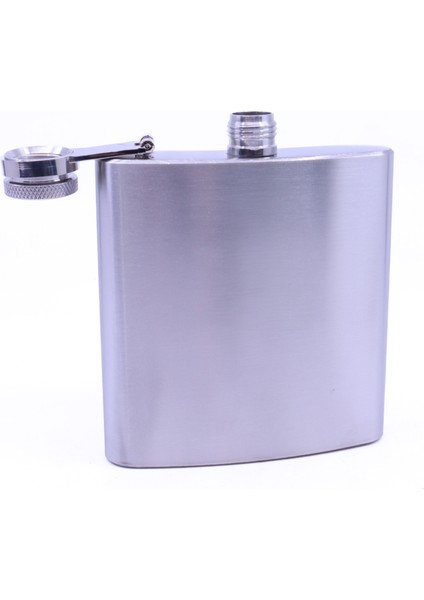 Paslanmaz Çelik Cep Matarası - Hip Flask 6 Oz
