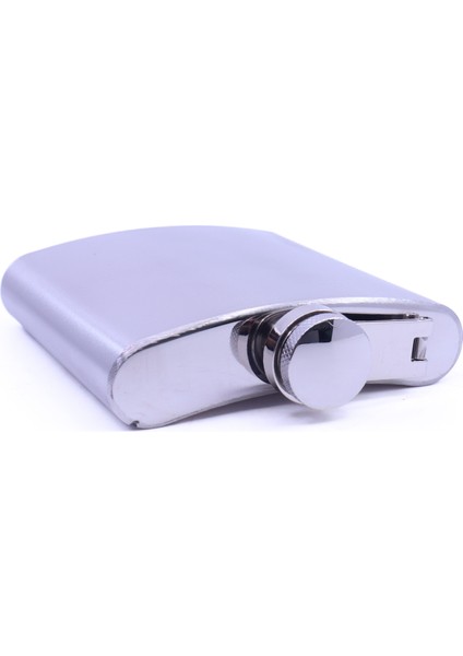 Paslanmaz Çelik Cep Matarası - Hip Flask 6 Oz