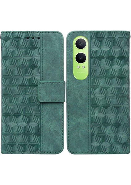 Oneplus Nord Ce4 Lite Flip Için Flip Case Folio Cüzdan Kapak Kickstand Pu (Yurt Dışından)