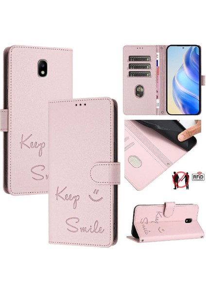 Samsung Galaxy J7 2017/J7 Pro 2017 Rfıd Engelleme Pu Deri Flıp Case (Yurt Dışından)