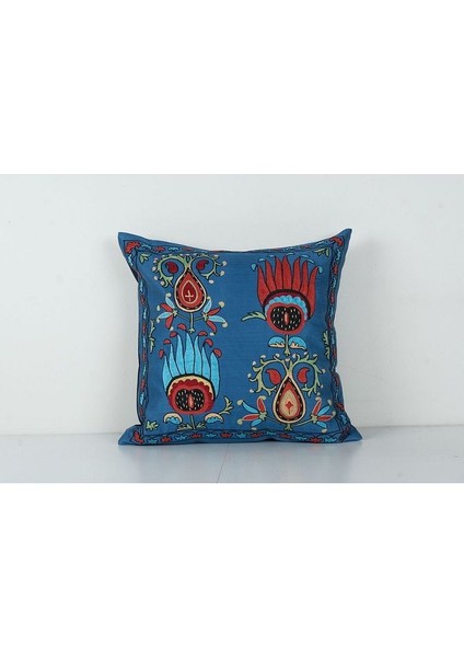 Etnik Suzani Kırlent Kılıfı El Dokuma Kırlent Kılıf 50 x 50 cm