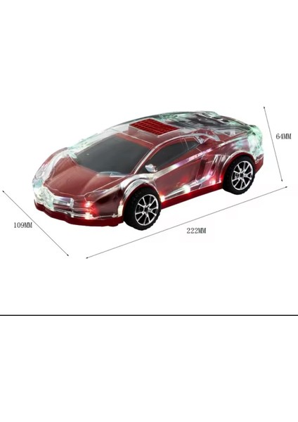 WS-980BT Lamborghini  Araba Radyolu Bluetooth Hoparlör