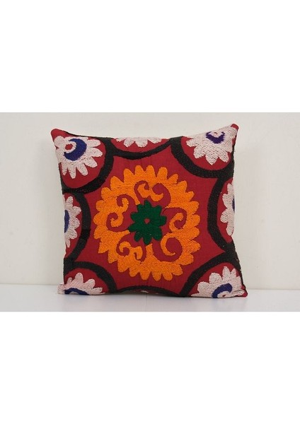 Vintage Etnik Suzani Kırlent Kılıfı El Dokuma Kırlent Kılıf