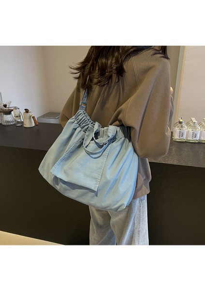 Çapraz Askılı Çanta Taşınabilir Yüksek Kaliteli Naylon Su Geçırmez Kumaş Basit ve Taze Bir Tarz, Pembe (Yurt Dışından) modelleri