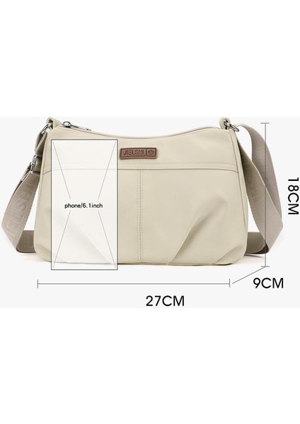 Çapraz Askılı Çanta Taşınabilir Yüksek Kaliteli Su Geçırmez Naylon Kumaş Düz Renk Stili, Mor (Yurt Dışından) fiyatları