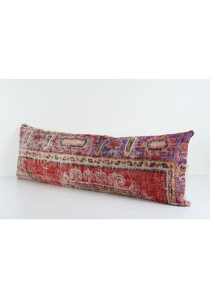 Kahverengi Renkli Geometrik El Dokuma Kilim Kırlent Kılıf 40 x 125 cm modelleri