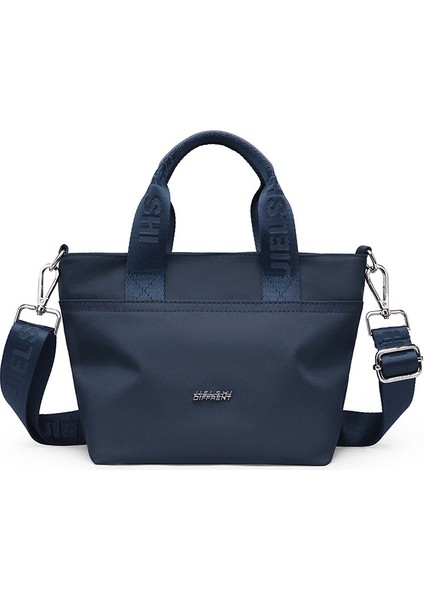 Çapraz Askılı Çanta Taşınabilir Yüksek Yoğunluklu Su Geçırmez Naylon Kumaş Basit ve Popüler Tarz, Mavi (Yurt Dışından)