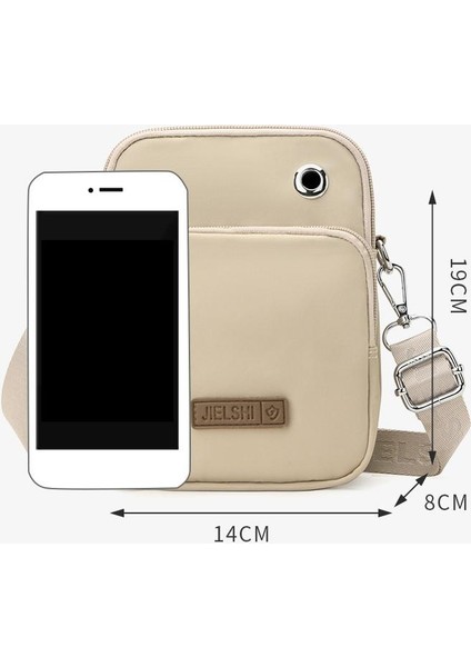 Çapraz Askılı Çanta Taşınabilir Yüksek Kaliteli Nefes Alabilen Naylon Malzeme Kentsel Tarz, Koyu Kahverengi (Yurt Dışından) fiyatları