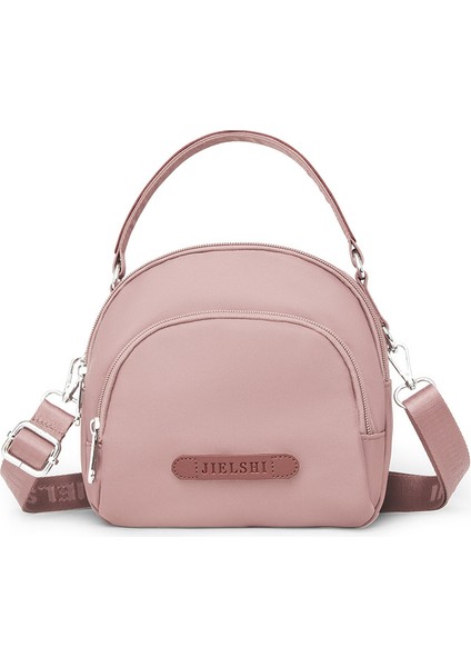 Çapraz Askılı Çanta Taşınabilir Yüksek Yoğunluklu Su Geçırmez Naylon Kumaş Popüler Stil ve Büyük Kapasite Büyük, Pembe (Yurt Dışından)